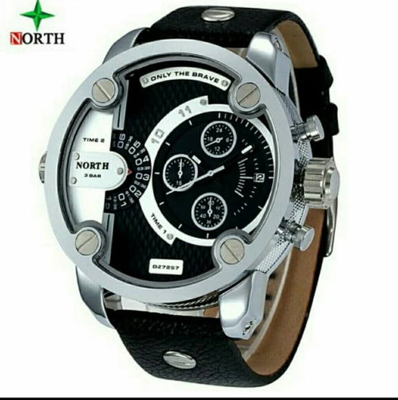 Other - luxury brand north Watches Men Sports leather 30m